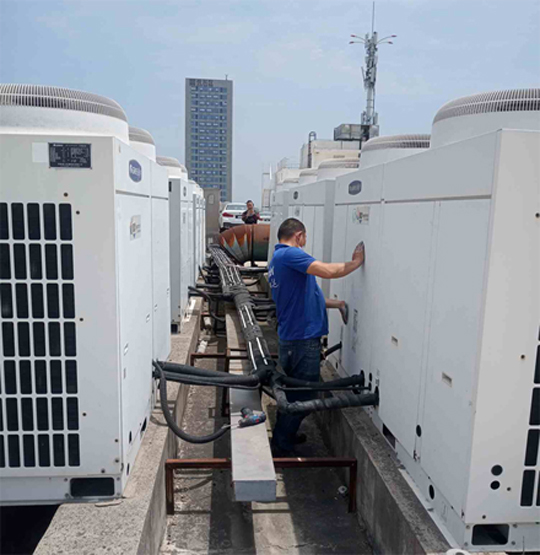 牙克石中央空调制热和不制冷系统维修方法